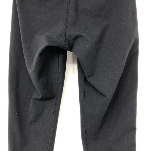 TNA Aritzia Atmosphere leggings solid  black with yellow side stripes XXS - Picture 11 of 13